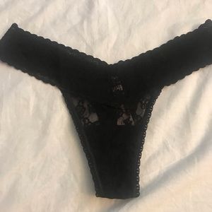 Victoria’s Secret The Lacie thong in black